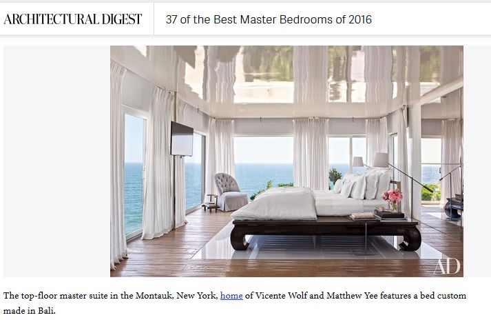 Architectural Digest 37 Of The Best Master Bedrooms Of 2016